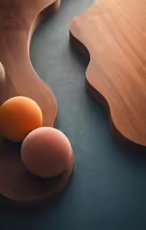 a close up view of an egg and three eggs
