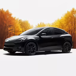 the new electric car has just hit a turn