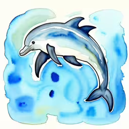 two dolphins jumping out of the ocean together,the dolphins are jumping in the water