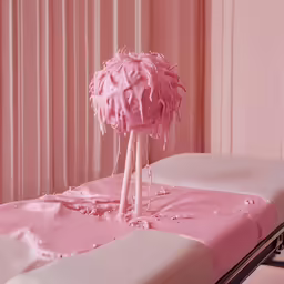 the small pink thing looks like an object