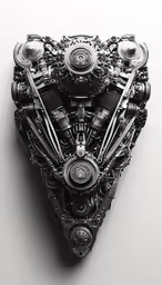 a very large and intricate heart shaped object