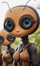 the two doll are posing for pictures together