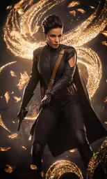 the cover for the star trek movie shows catwoman, who is dressed as a super hero