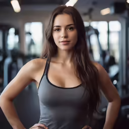 a beautiful young woman posing for a photo