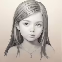 an anime portrait of a beautiful young girl
