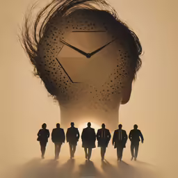 a poster for the film a clockwork in time
