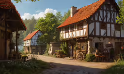 a home that is built in some sort of style,a house that is painted in old - fashioned paint