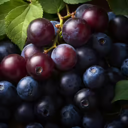grapes are all lined up and ready to be eaten