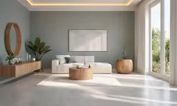 this is an image of a living room setting