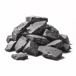 rocks sitting next to each other in a pile