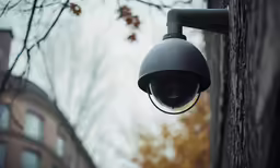 the ccp camera mounted to the outside of a house