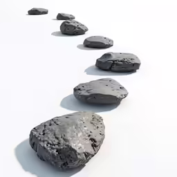 a path made of stones made out of rocks