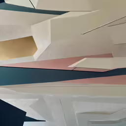 some sort of structure with lines on the ceiling