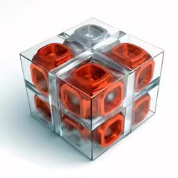 an object with four large squares on top
