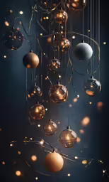 a chandelier with a bunch of hanging lights
