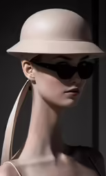 an image of a woman wearing a hat