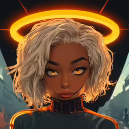 a character from the animated game massenger