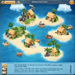 the game, which uses different locations and features
