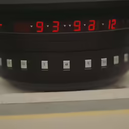 the time clock displays red is telling 11 55
