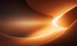 an unusual, desert like area is shown with sunlight