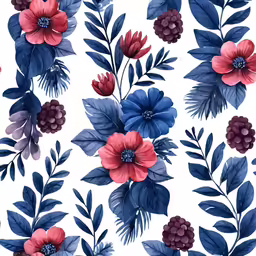 a floral design is shown on white background