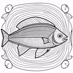 a small fish is in the ocean waves