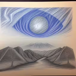 the picture is the color blue and gray
