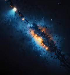 there is a lot of stuff floating in the sky