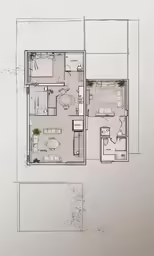 the floor plan of a house with all its details