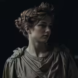 a very attractive lady wearing an antique dress