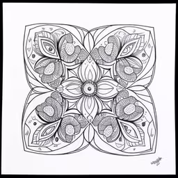 a pen drawing that is very nice and fun to draw