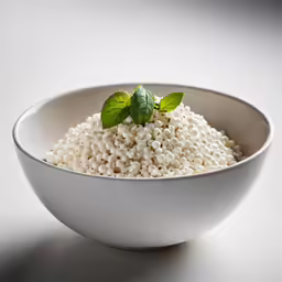 a close up of a bowl with food in it