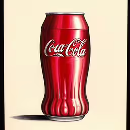 a bottle of coke sitting on top of a table