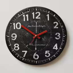 a clock with the time eleven twenty five