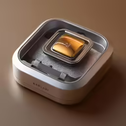 a small metal object sitting on a table