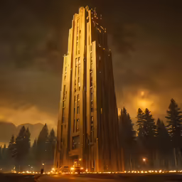 a big tall building with lots of windows in it