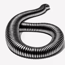 an unusual coil is placed on the floor