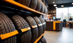 the tire store is selling the new tires
