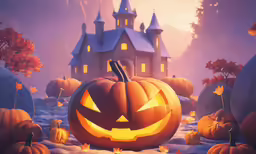 a pumpkin in the middle of an image