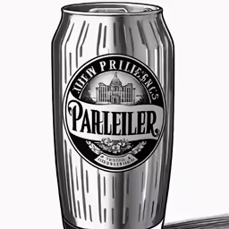 the back side of an image of a can of beer
