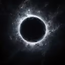the black hole with dark sky in it is an image