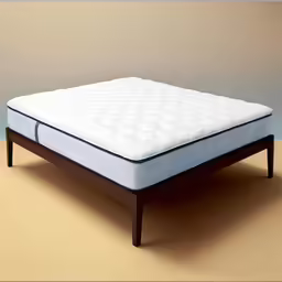 an image of a mattress that has been made