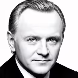 an older man is wearing a suit and tie