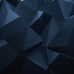 a black background with lots of small shapes