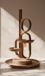 a sculpture that is on top of a table