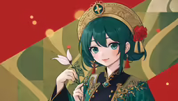 a close up of a person holding a flower