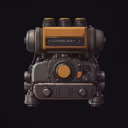 a small machine with three different gears