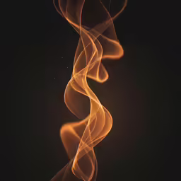 a very pretty orange smoke texture on a black background