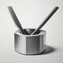 a pair of toothbrushes in a cup