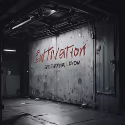the entrance to an escape room in an urban building